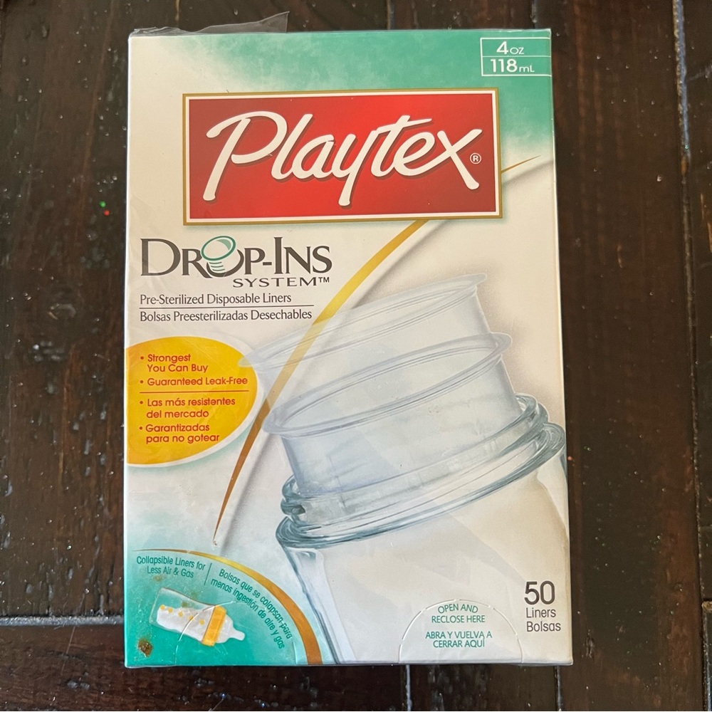 Playtex Nurser System Drop-ins Pre-sterilized Disposable Liners 4Oz